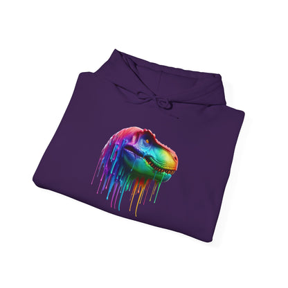 Colorful Dinosaur Heavy Blend™ Hooded Sweatshirt