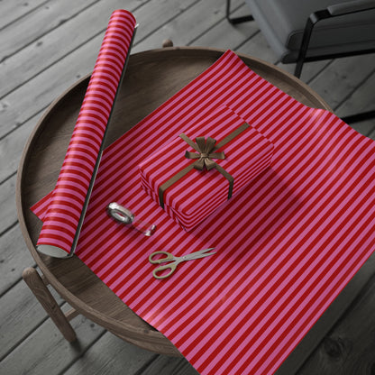 Be Mine Stripes Wrapping Paper