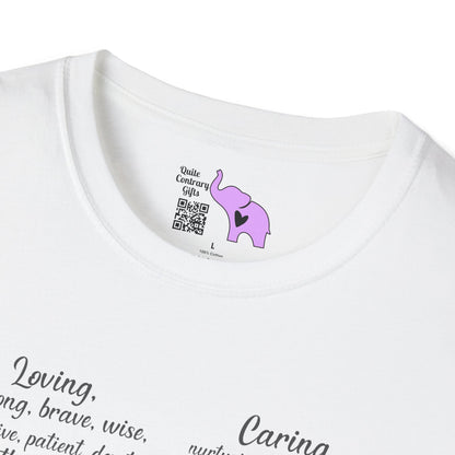 Grandma Descriptive Words Adult T-shirt