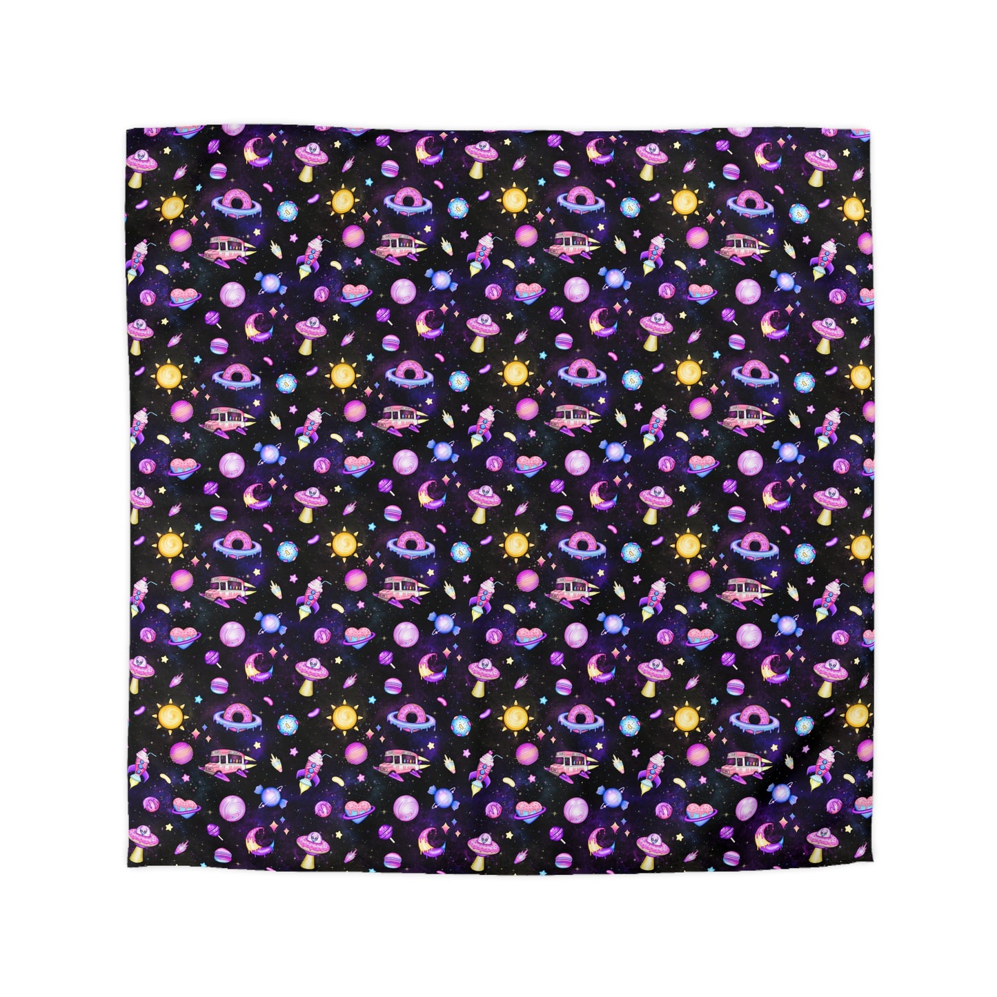 Cosmic Recess Microfiber Duvet Cover