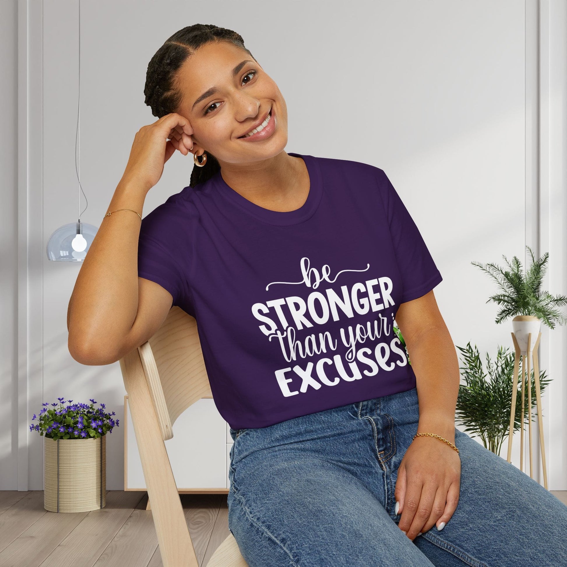 Be Stronger Than Your Excuses Adult T-shirt