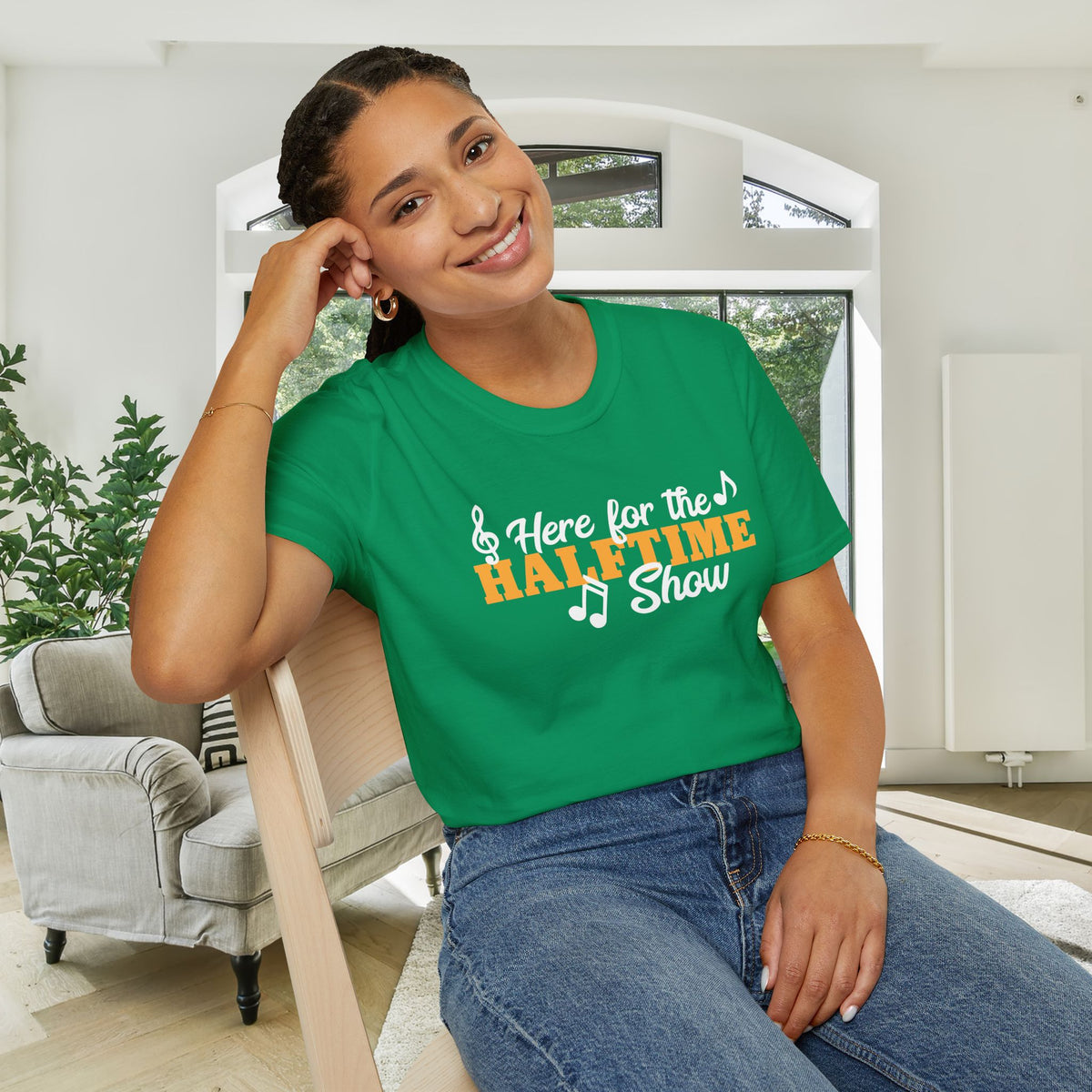 Here For The Halftime Show Adult T-shirt