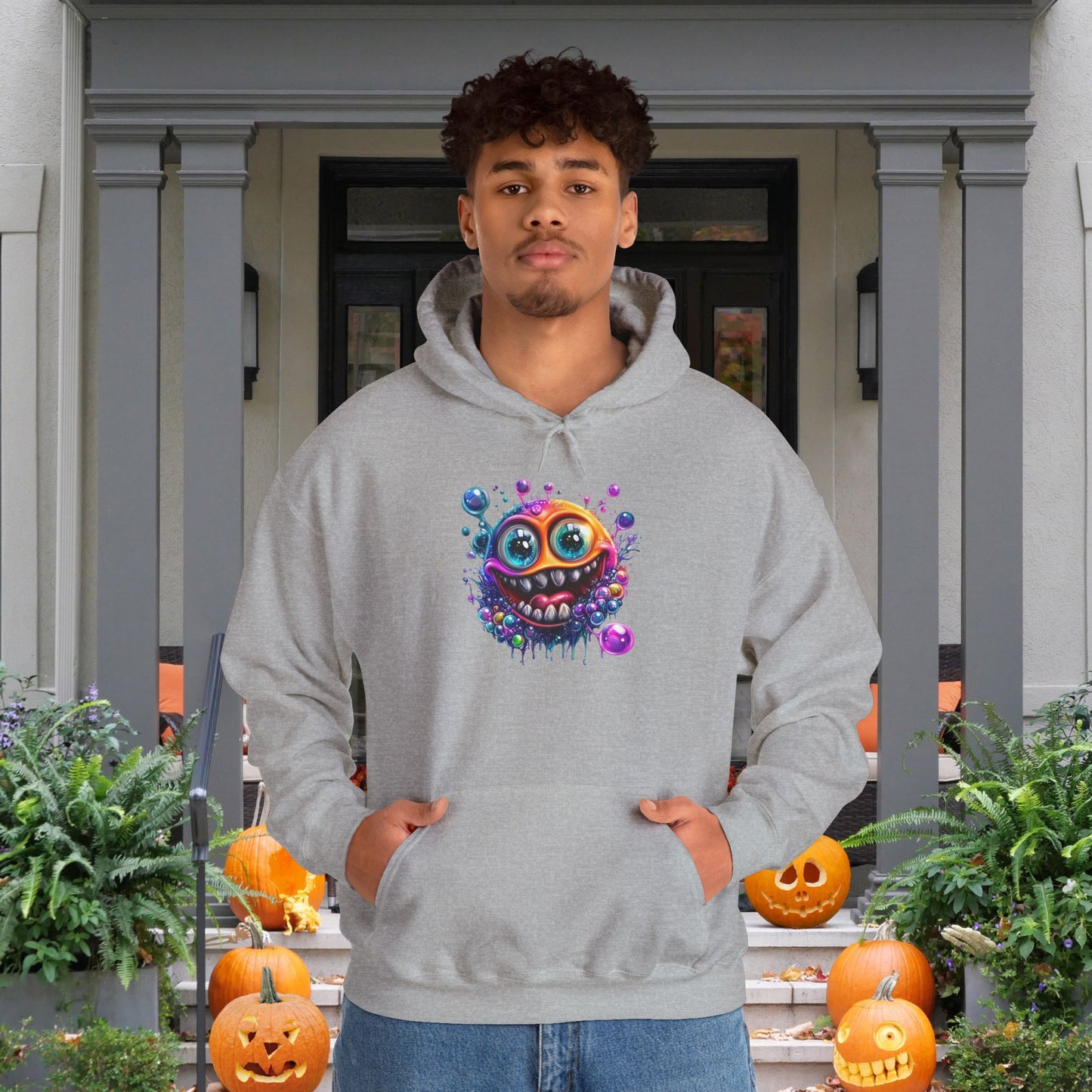 Bubbly Monster Heavy Blend™ Hooded Sweatshirt