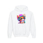 Cool Kitten w/Headphones Youth Hoodie