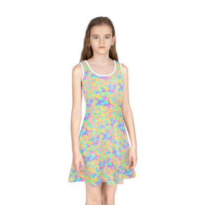 Dreamsicle Camo Girls' Sleeveless Sundress