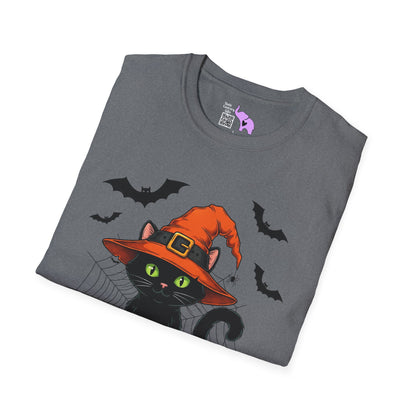 Spooky Mama (Black Catl) Adult T-shirt