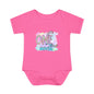 Pastel Wild One Milestone Baby Bodysuit-One Month