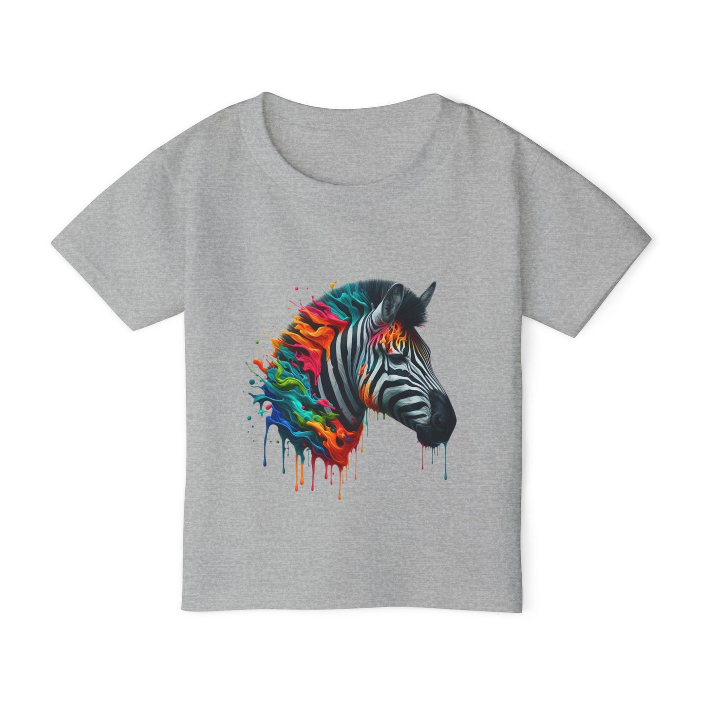 Colorful Zebra Heavy Cotton™ Toddler T-shirt