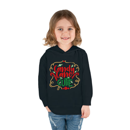 Candy Cane Cutie Toddler Pullover Fleece Hoodie