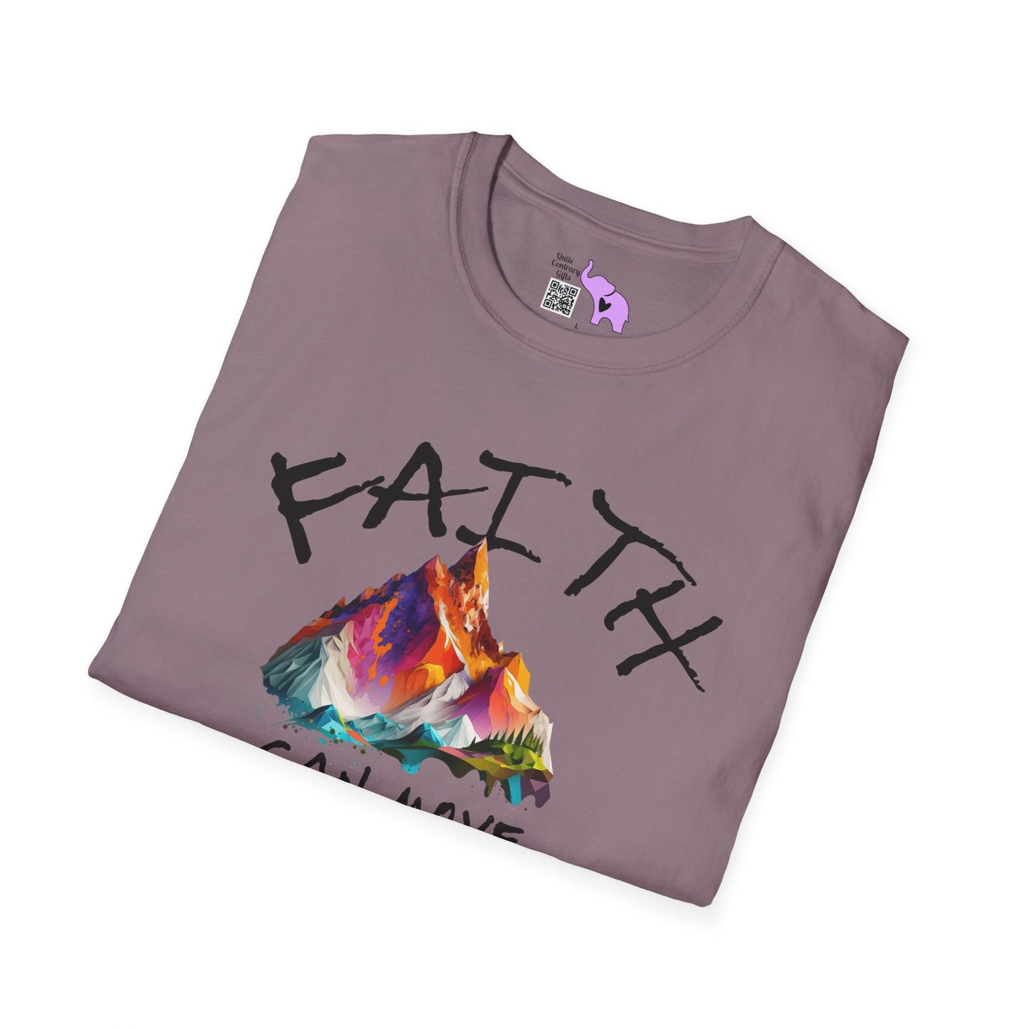 Faith Can Move Mountains Adult T-shirt