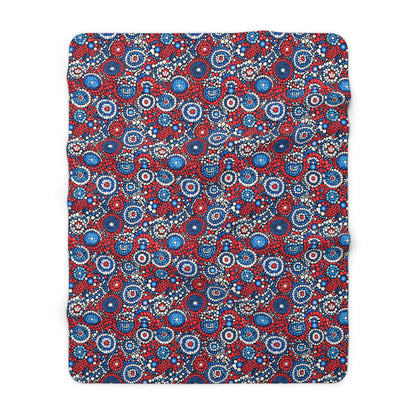 Patriot Pulse Fleece Blanket