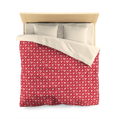 Sweetheart Trellis Microfiber Duvet Cover