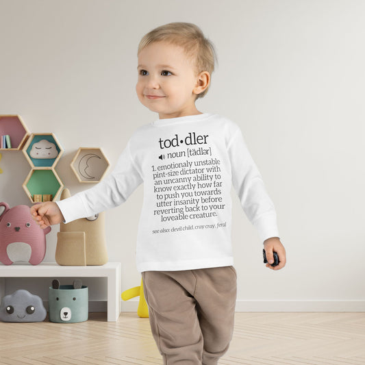 Toddler Definition Toddler Long Sleeve Tee