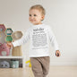 Toddler Definition Toddler Long Sleeve Tee