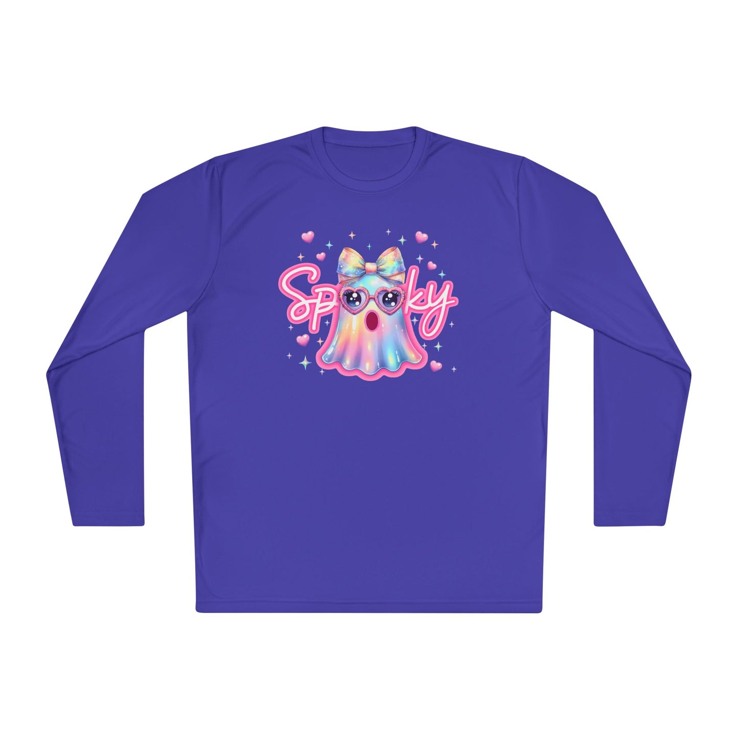 Spooky Pastel Ghost Adult Long Sleeve Tee