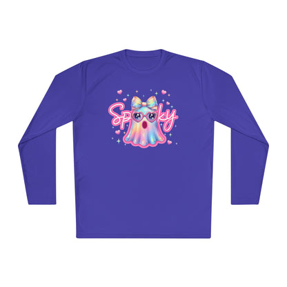 Spooky Pastel Ghost Adult Long Sleeve Tee