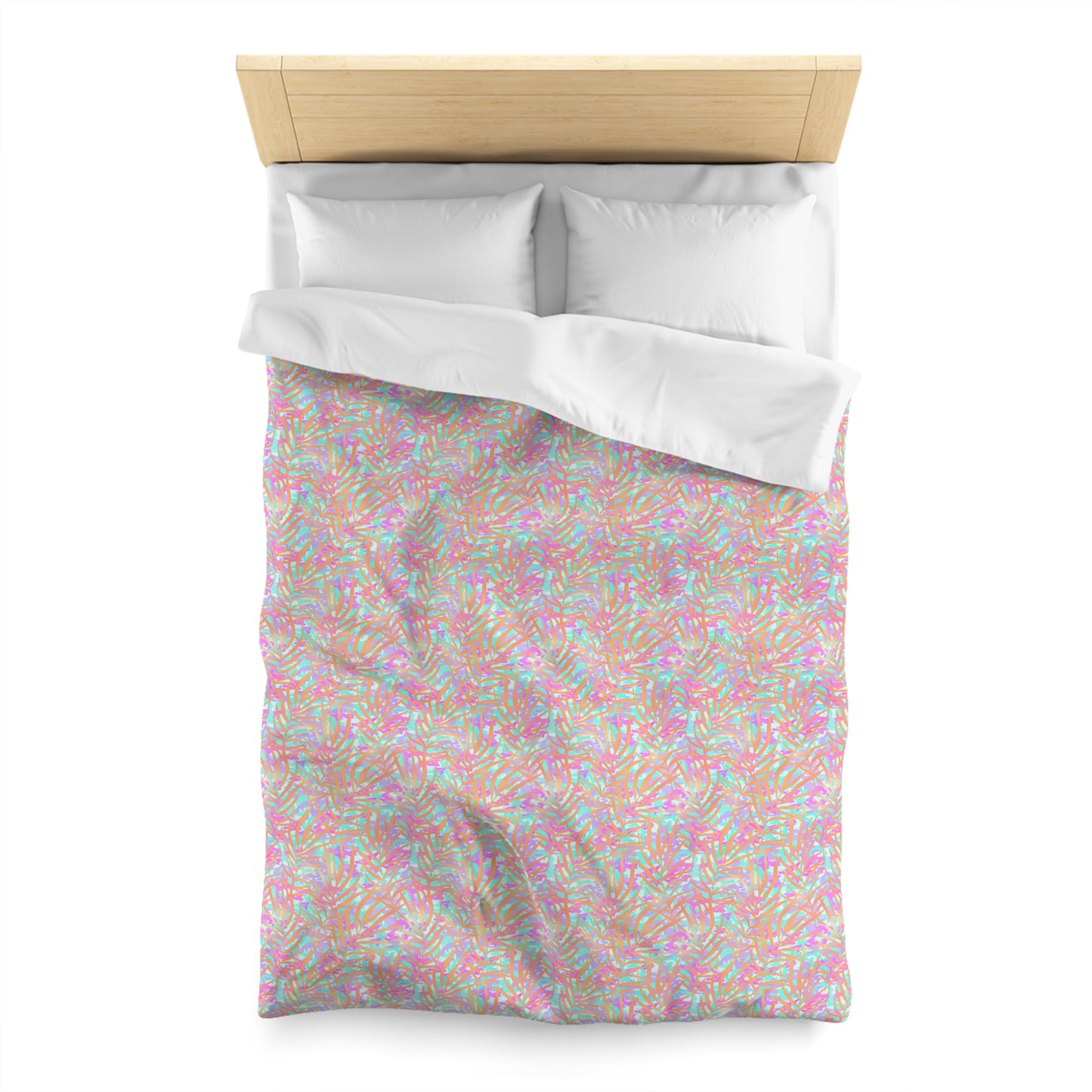 Tropical Sunset Palms Duvet Bedding Set