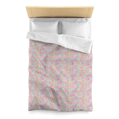 Tropical Sunset Palms Duvet Bedding Set