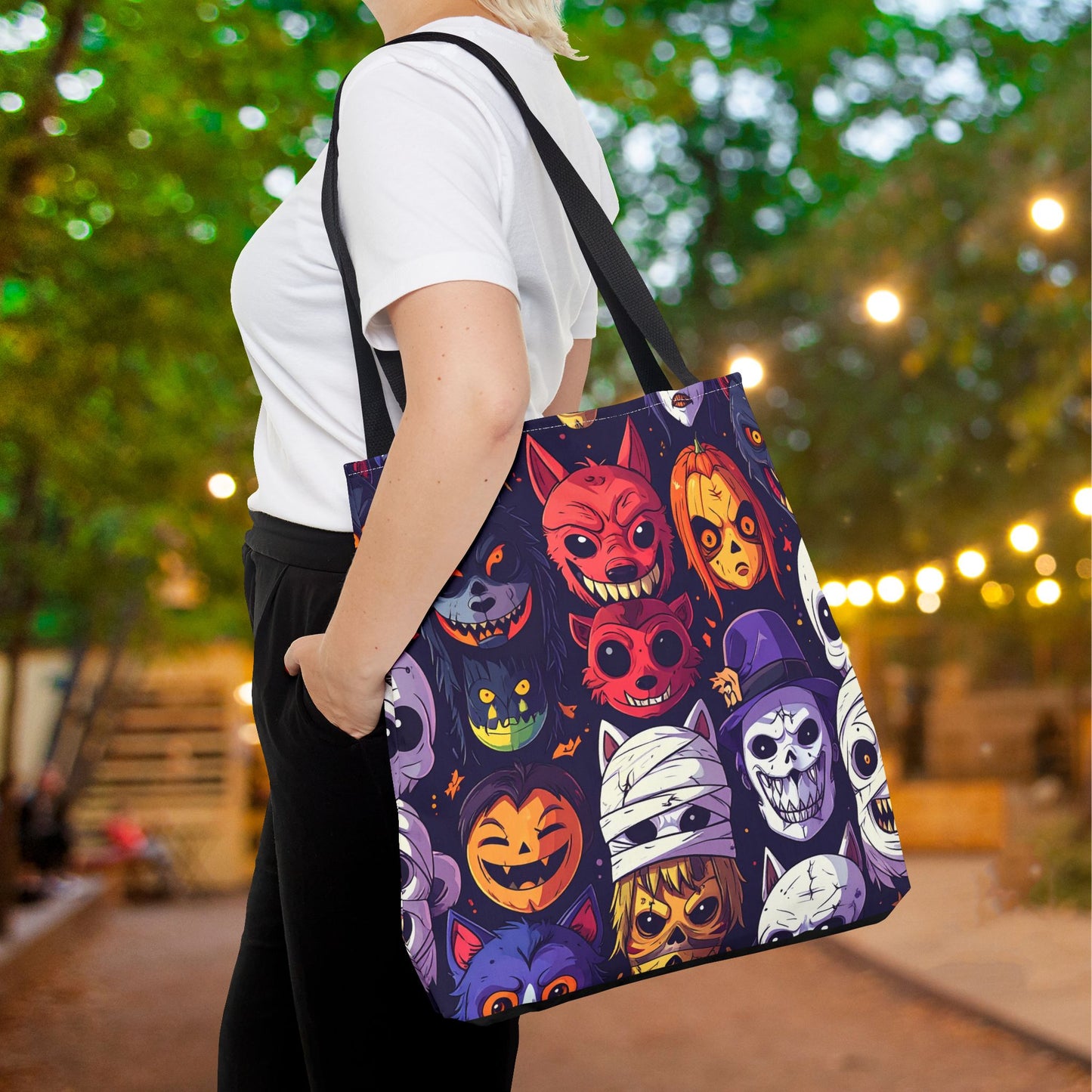 Monster Mash Up Canvas Tote Bag