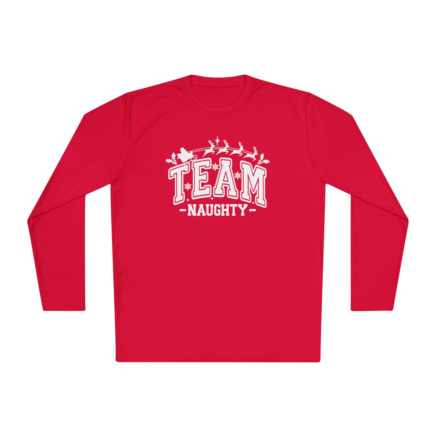 Team Naughty Adult Long Sleeve Tee