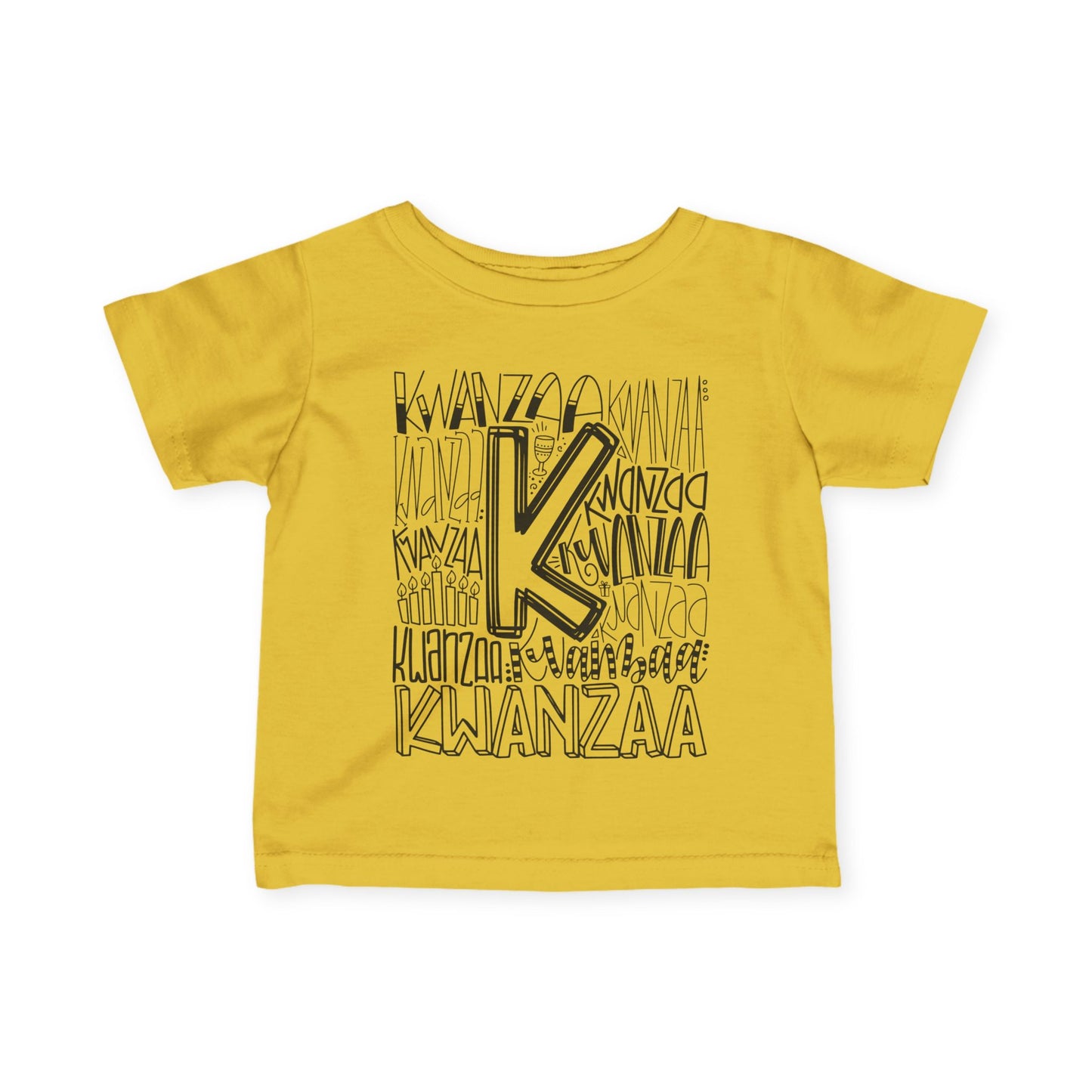 Kwanzaa Wordcloud Infant Soft T-Shirt