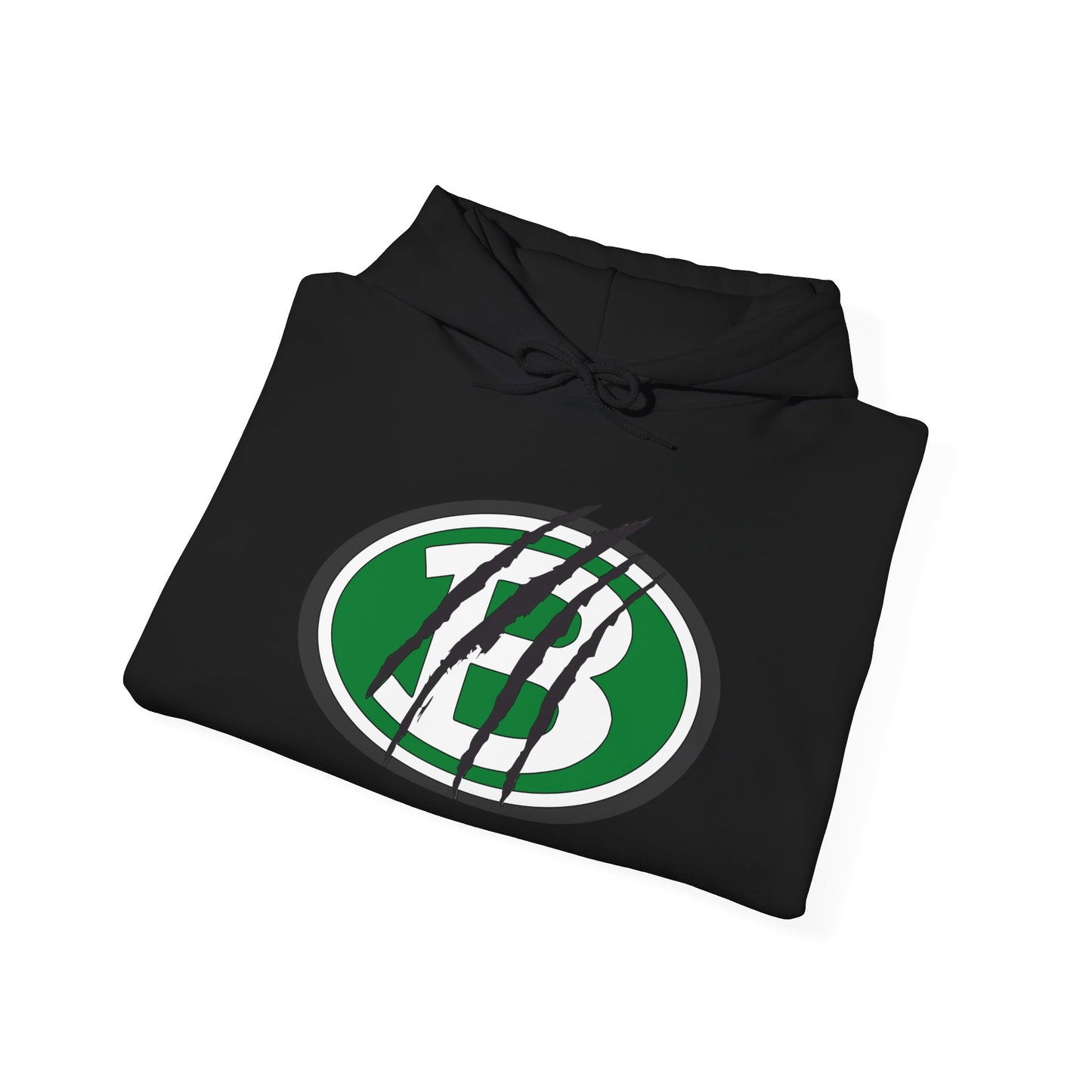 Brenham ISD Logo w/Claw Marks Adult Heavy Blend™ Hoodie