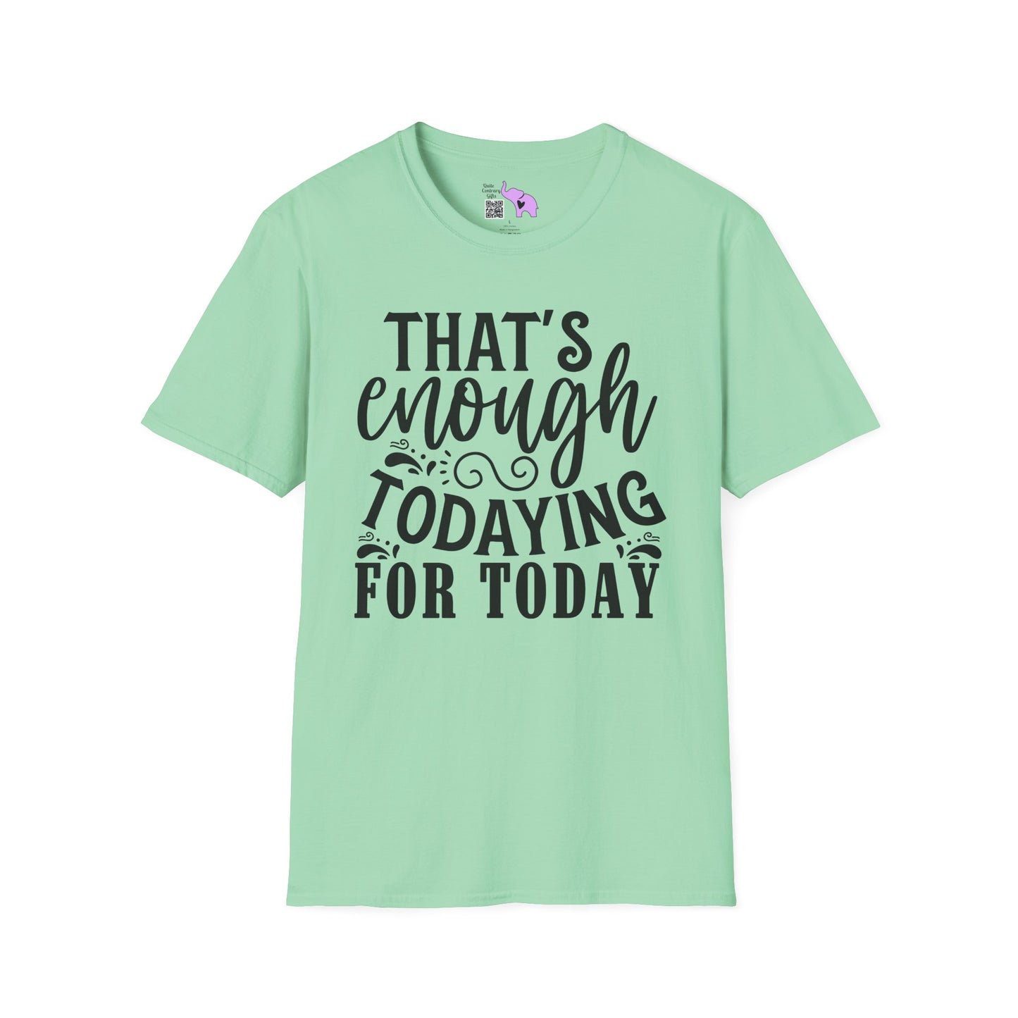 That's Enough Todaying For Today Adult T-shirt