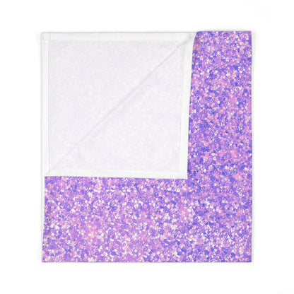 Lavender Crystal Baby Swaddle Blanket