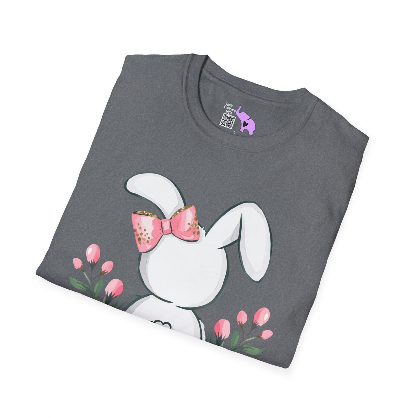 Happy Easter (Bunny Tail) Adult T-shirt