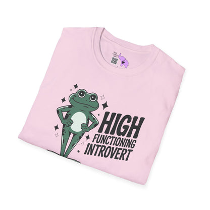 High Functioning Introvert Adult T-shirt