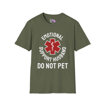 Emotional Support Husband Do Not Pet Adult T-shirt