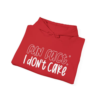 Fun Fact I Don't Care Adult Heavy Blend™ Hoodie
