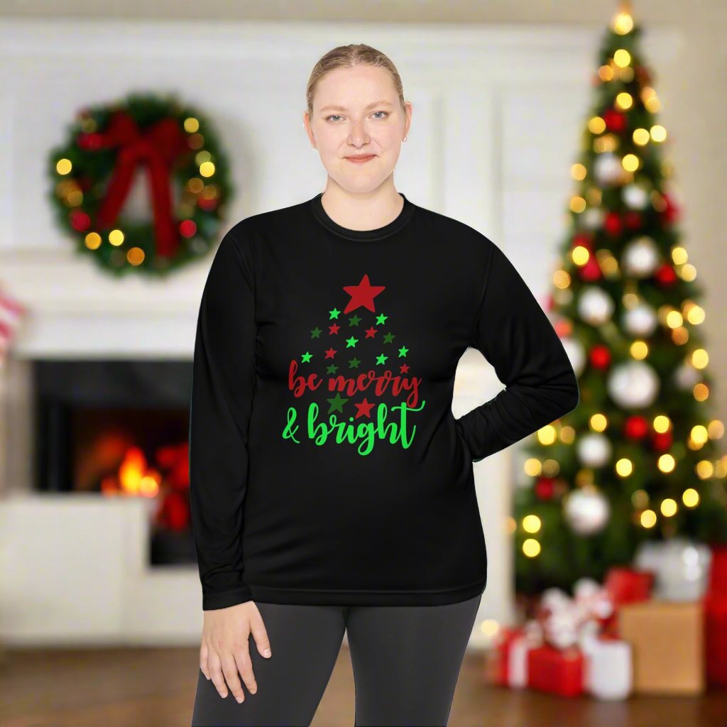 Be Merry & Bright Adult Long Sleeve Tee