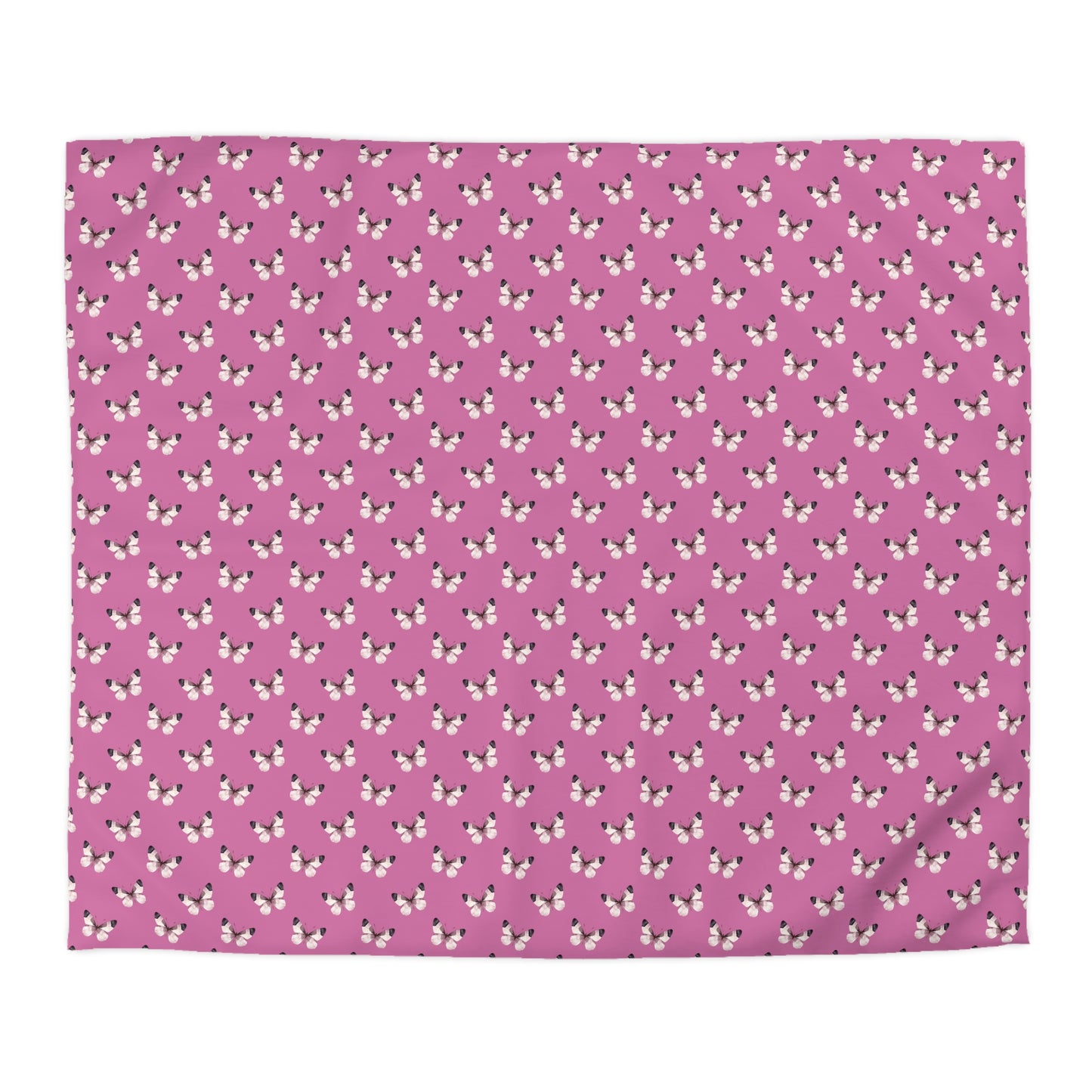 Blush Flutter Microfiber Duvet Cover