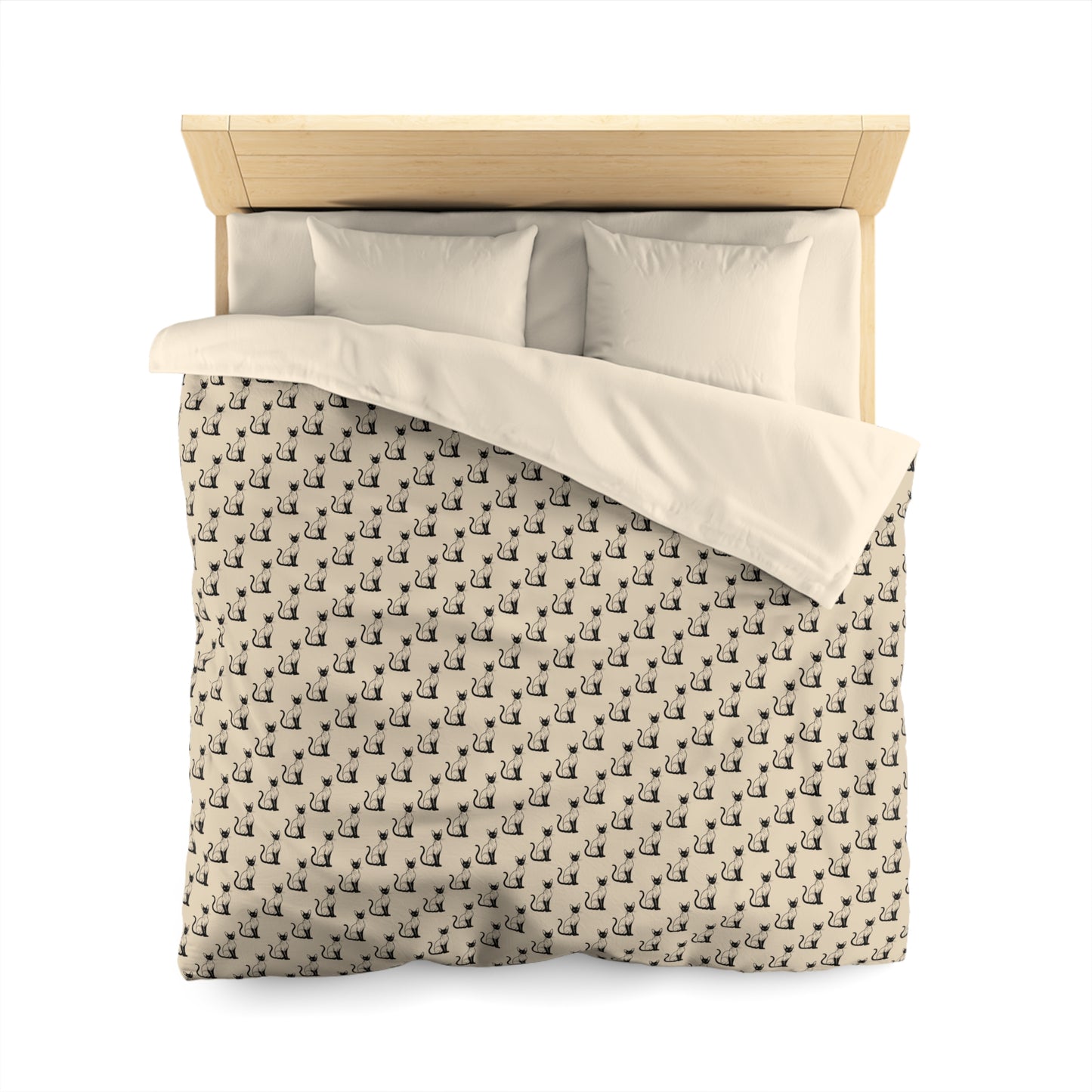 Siamese Charm – Sandy Dune Microfiber Duvet Cover