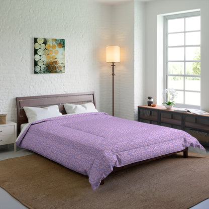 Cotton Candy Cheetah Print Comforter