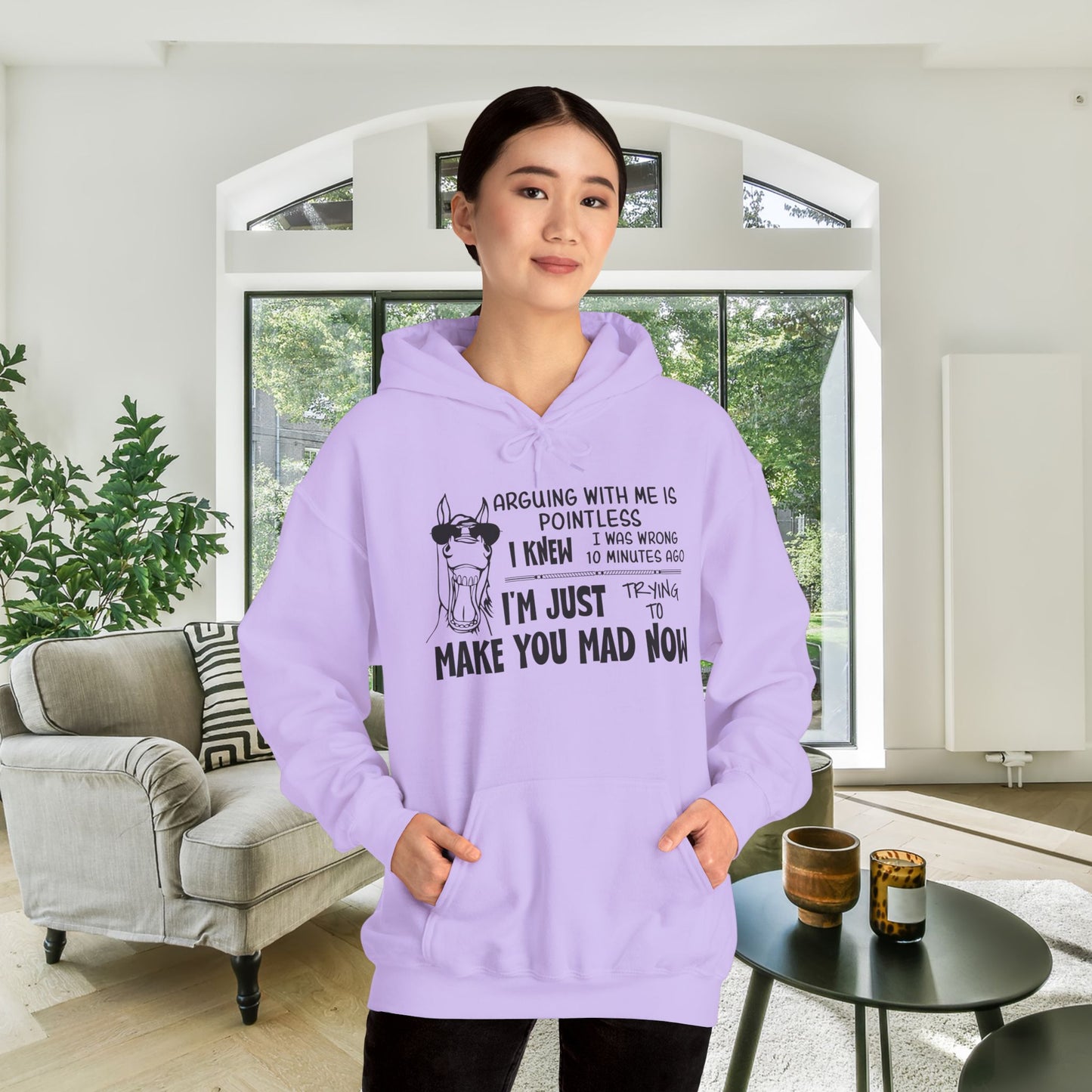 Arguing With Me is Pointless... Heavy Blend™ Hooded Sweatshirt