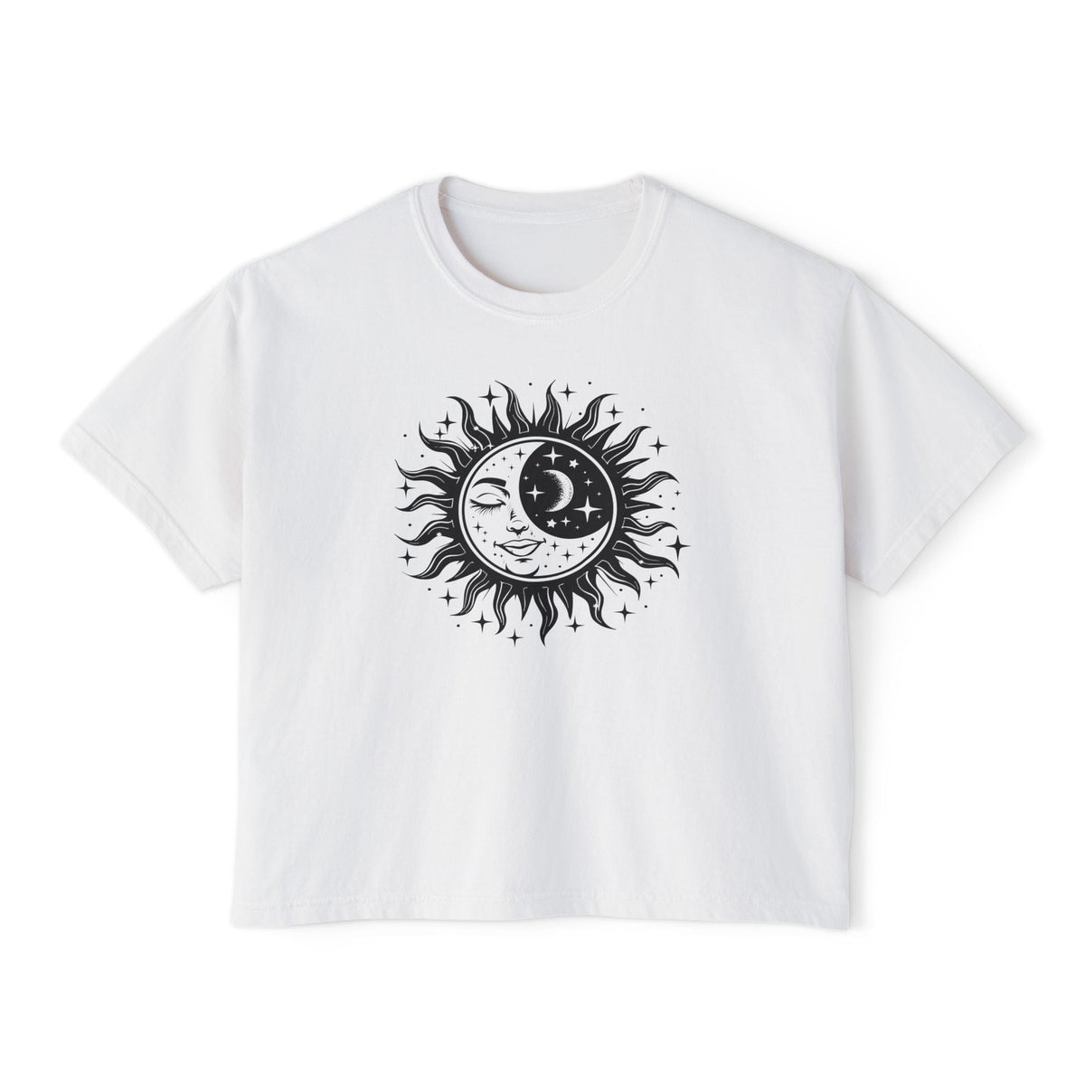 Celestial Sun/Moon Women's Boxy Tee