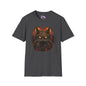 Creepy Black Cat 8 Adult T-shirt