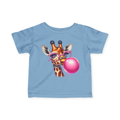 ""Giraffe Blowing Bubble Infant Soft T-Shirt