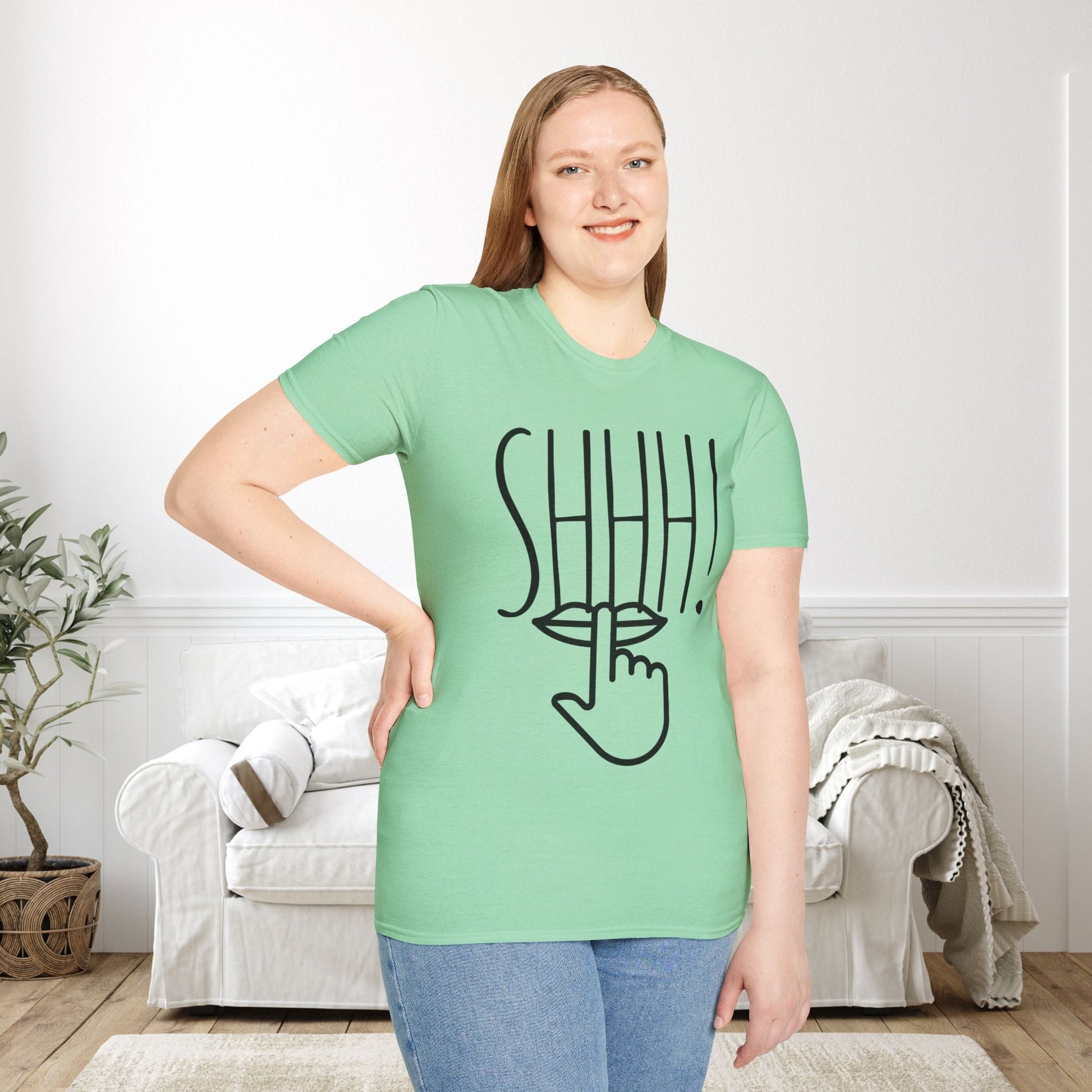 Shhh! Adult T-shirt