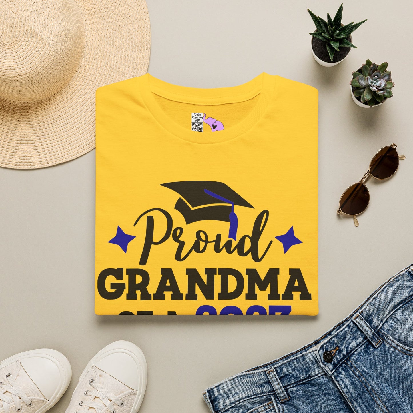 Proud Grandma of a 2027 Graduate Adult T-shirt