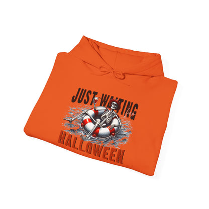 Just Waiting For Halloween Heavy Blend™ Hooded Sweatshirt