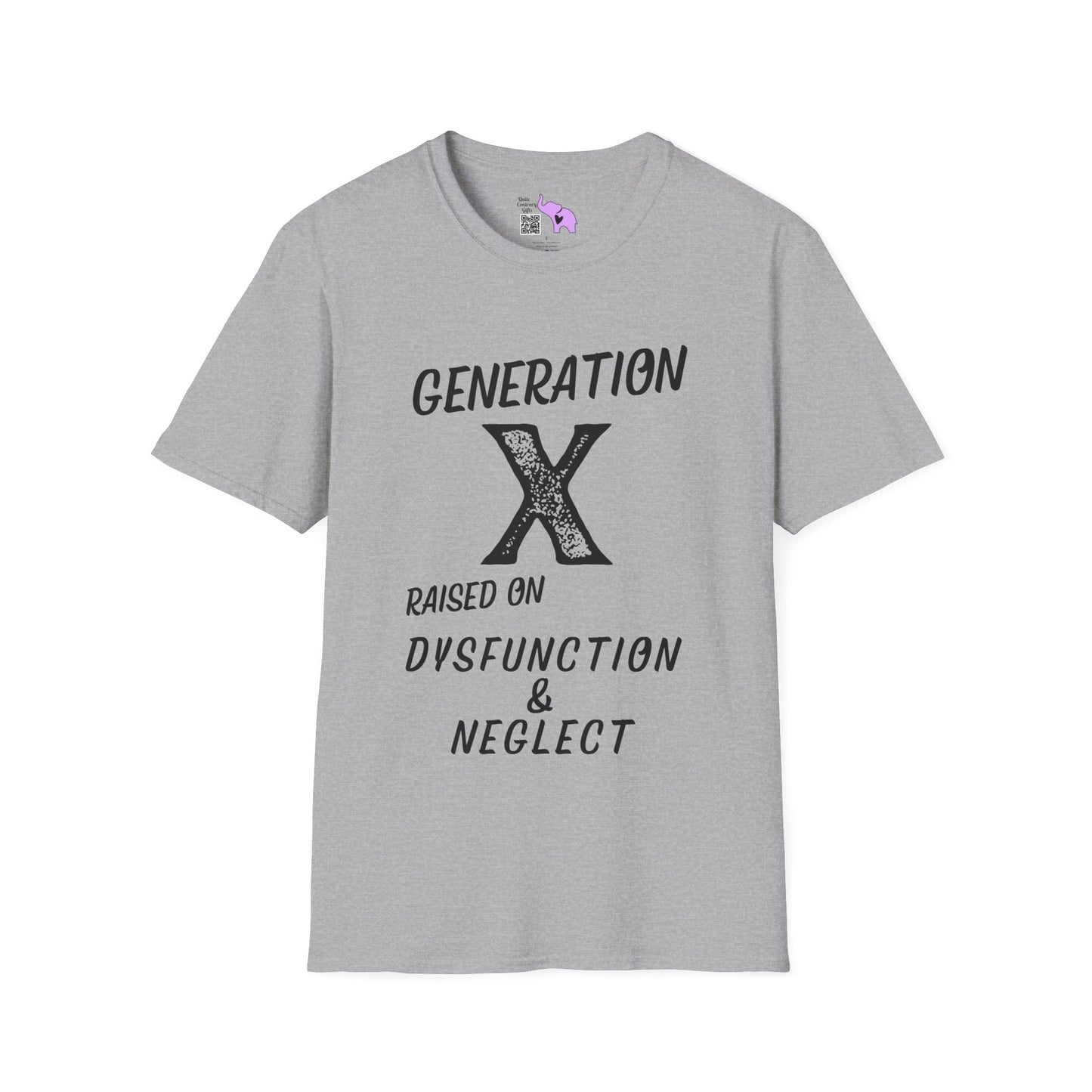 GenX Dysfunction & Neglect Adult T-shirt