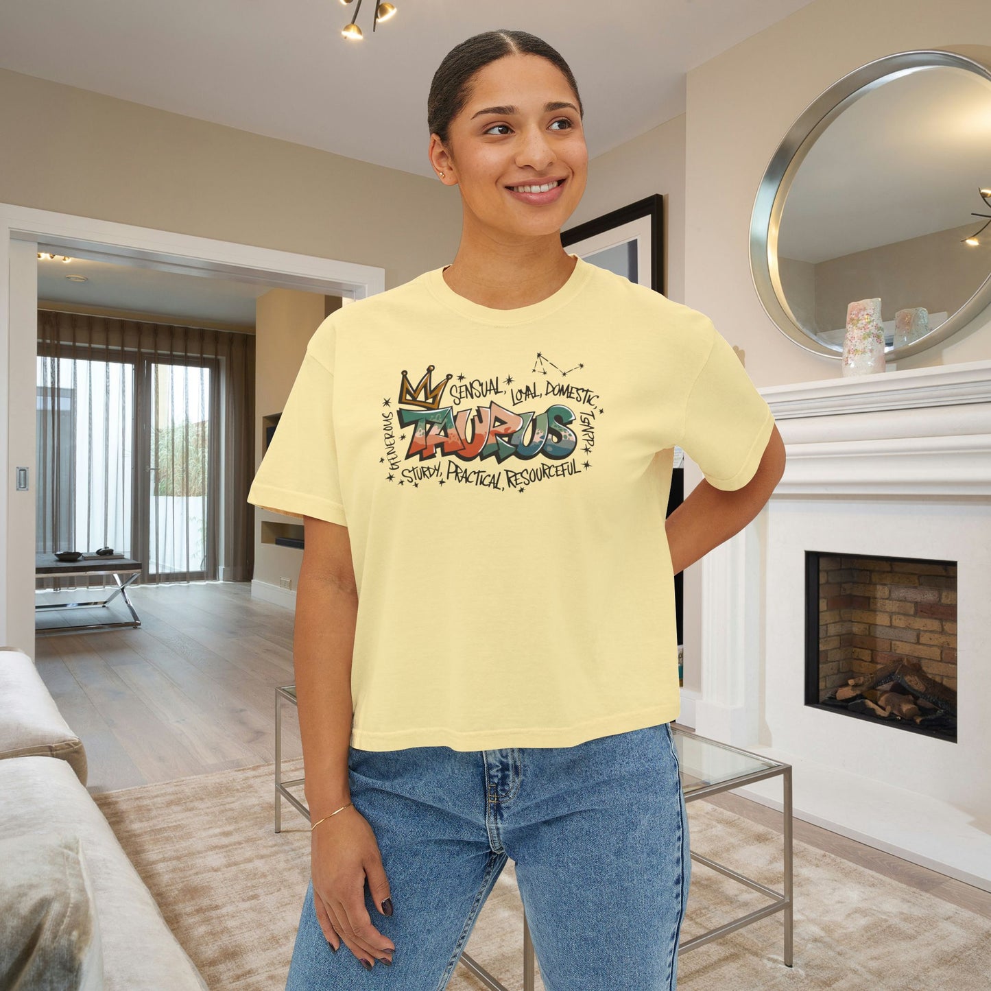 Taurus Street Art Women's Boxy Tee