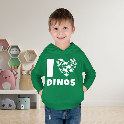 I Love Dinos (Dino Heart) Toddler Hoodie