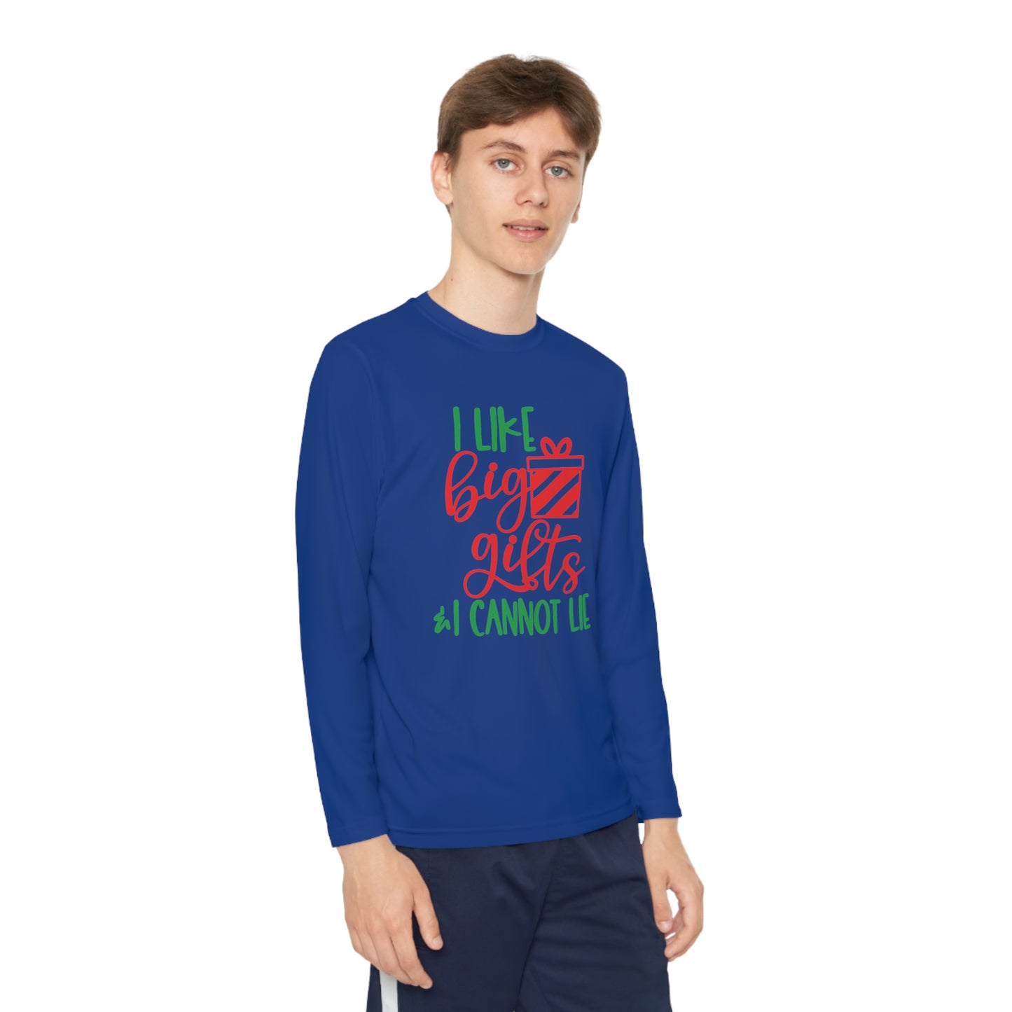 I Like Big Gifts & I Cannot Lie Youth Long Sleeve Tee