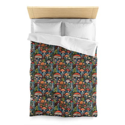 Shroom Bloom Microfiber Duvet Cover