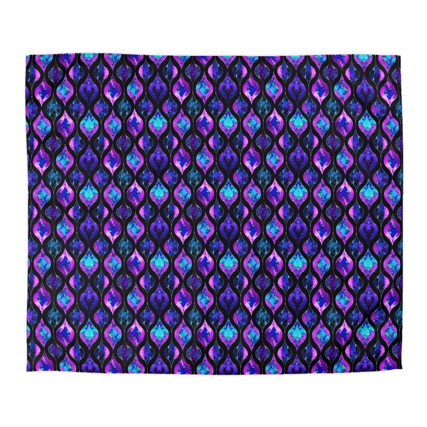 Midnight Cathedral Microfiber Duvet Cover