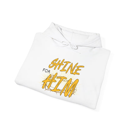 Shine For Him Heavy Blend™ Hooded Sweatshirt